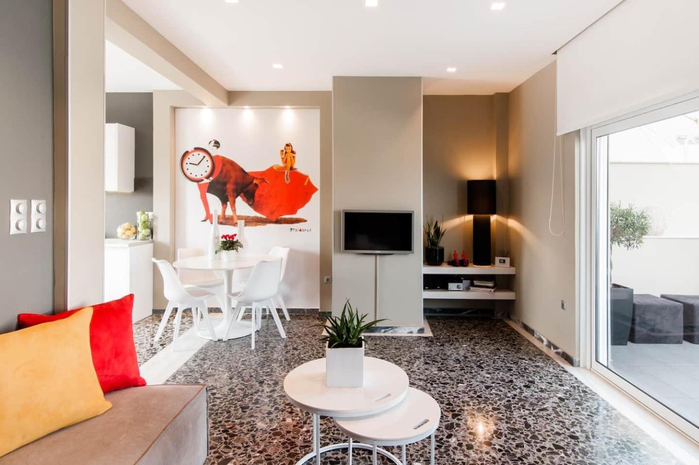 Ma Maison Nο 1, Penthouse, Acropolis And Lycabettus View, Ultra High Speed Internet 300 Mbps, 15' To Acropolis By Metro, 1' From Metro Station Atene Esterno foto